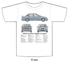 Ford Sierra Sapphire Cosworth 1990-92 T-shirt Front
